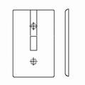 Leviton Switch 5 Gang Wall Plate 84023-40